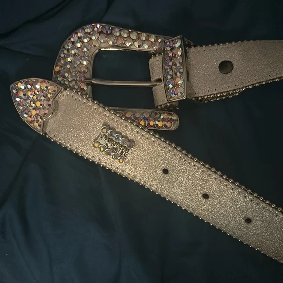 B.B. Simon | Accessories | Real Bb Simon Belt Real Crystals  display picture 1
